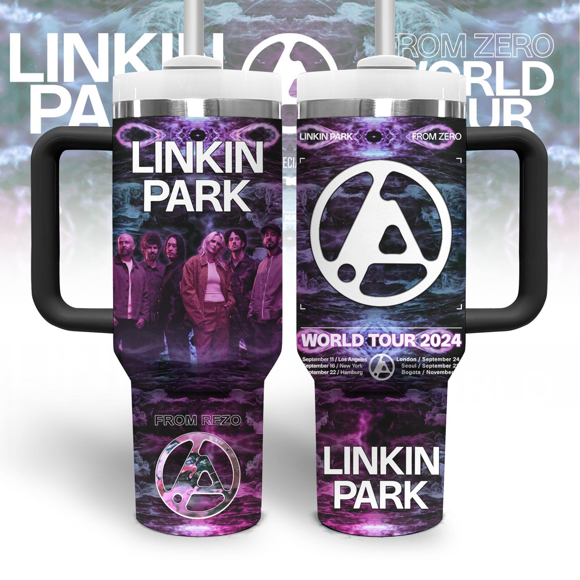 Linkin Park Music Custom Stanley Cup 40 oz 30 oz Tumbler With HandleTVC2301327