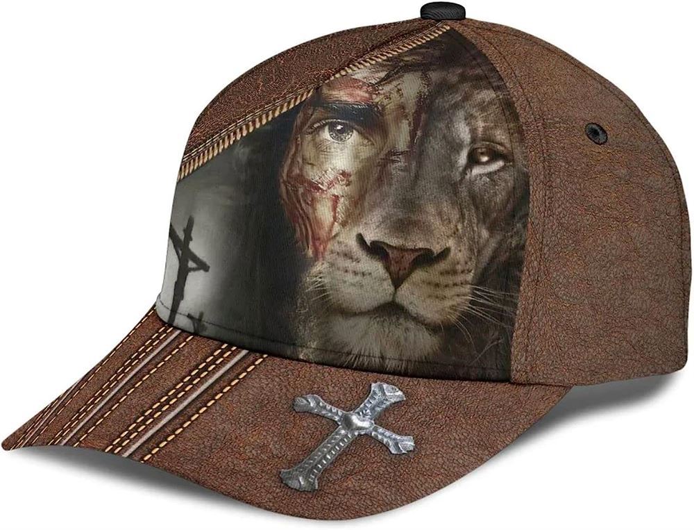 Lion Crucifixion Of Jesus Classic Baseball Cap Hat  Trucker Hats Custom Hats Gifts For Men & Women