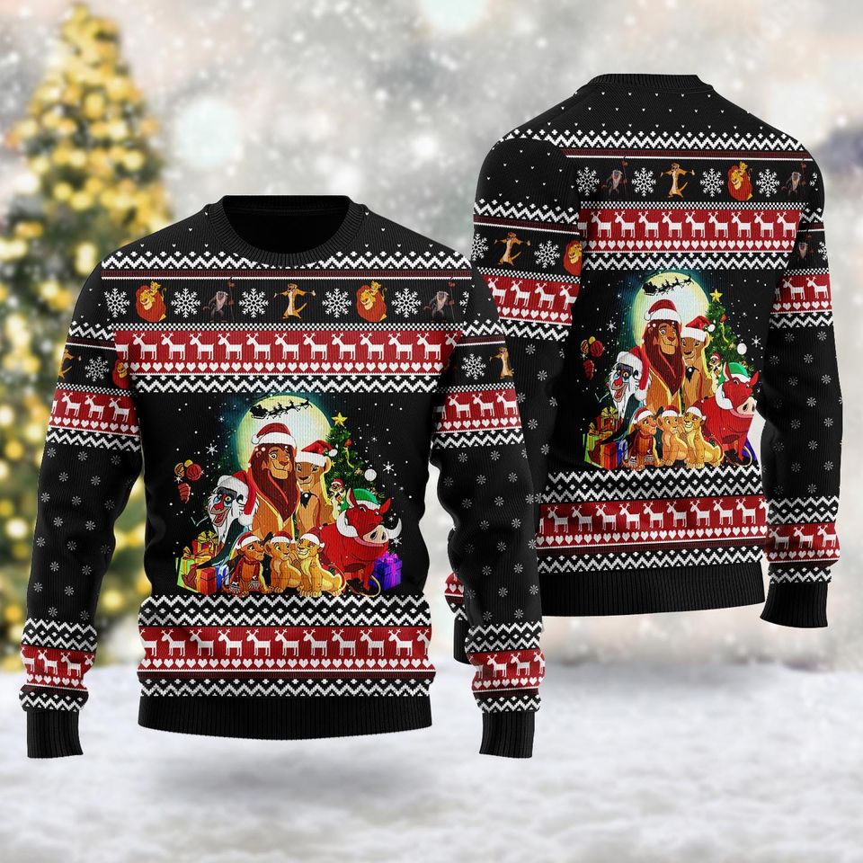 Lion King Ugly Sweatshirts, Christmas Gift For Men, Women, Kid