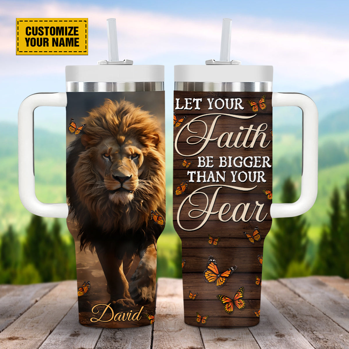 Lion Of Judah Faith Custom Stanley Cup 40 oz 30 oz Tumbler With HandleTVC2301694