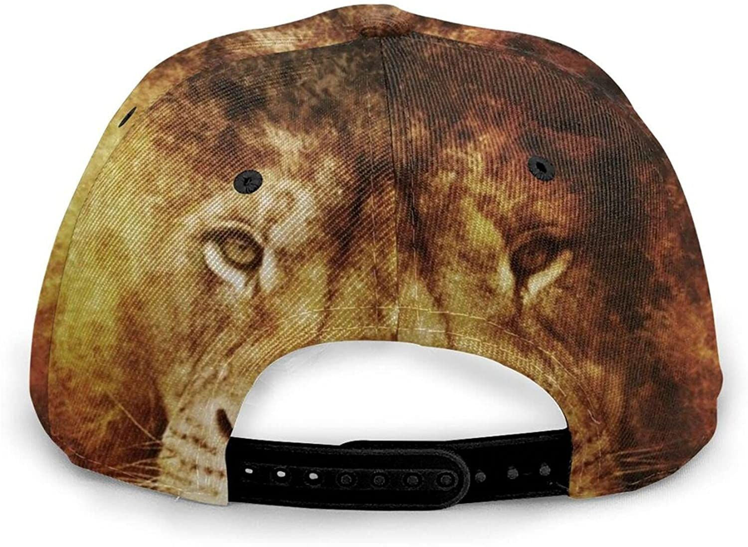 Lion Print Casual Baseball Cap Adjustable Twill Sports Dad Hats for Unisex Trucker Hats Custom Hats Gifts For Men & Women
