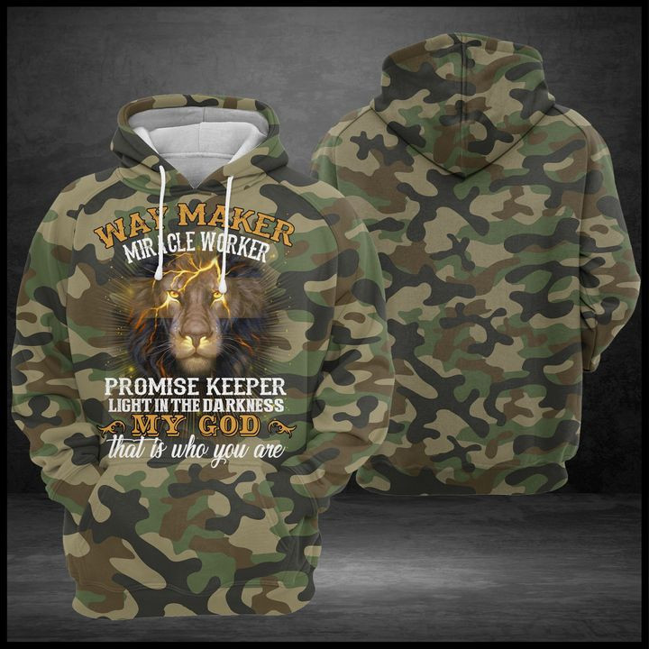 Lion Way Maker 3D All Over Print Hoodie, Zip Hoodie