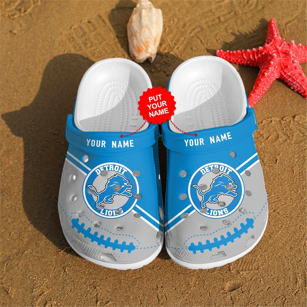 Lions Personalized Custom Clog Shoes