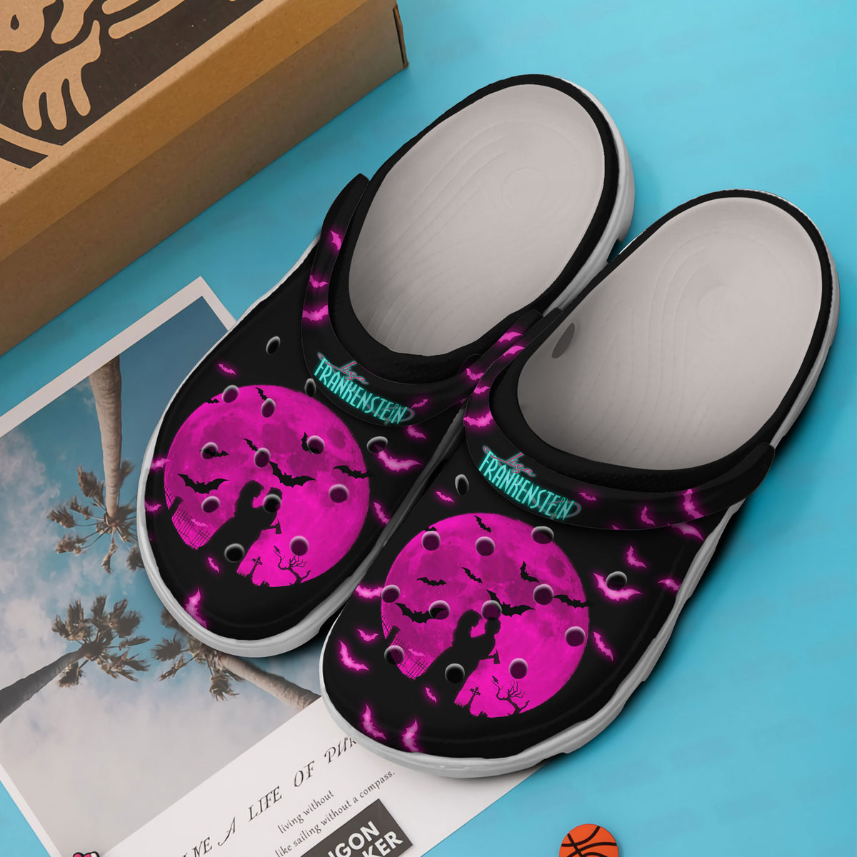 Lisa Frankenstein Movie Crocs Crocband Clogs Shoes Comfortable For Men Women and Kids - Image 3