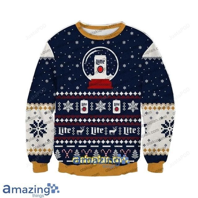 Lite Beer Ugly Christmas Sweater Adult 3D Funny Matching for family