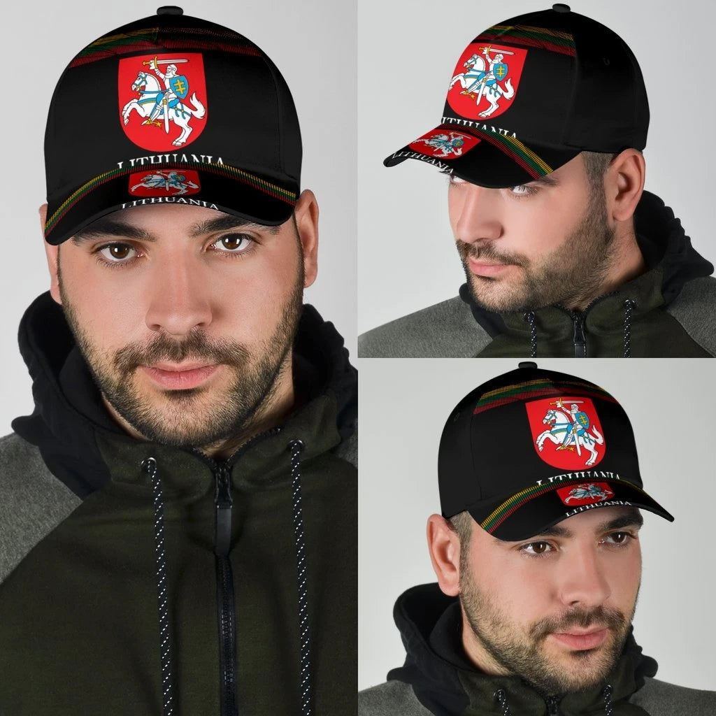 Lithuania - United Classic Cap RLT6 Trucker Hats Custom Hats Gifts For Men & Women