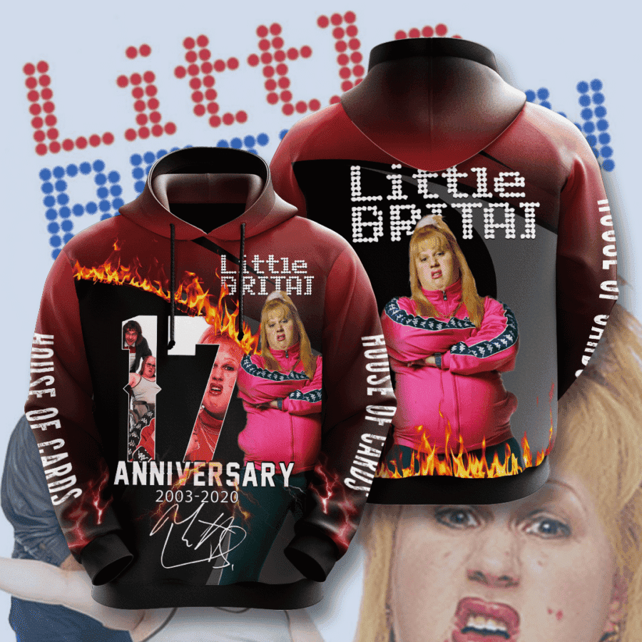 Little Britain Movie Character Anniversary 17 Years 3D All Over Print Hoodie, Zip Hoodie
