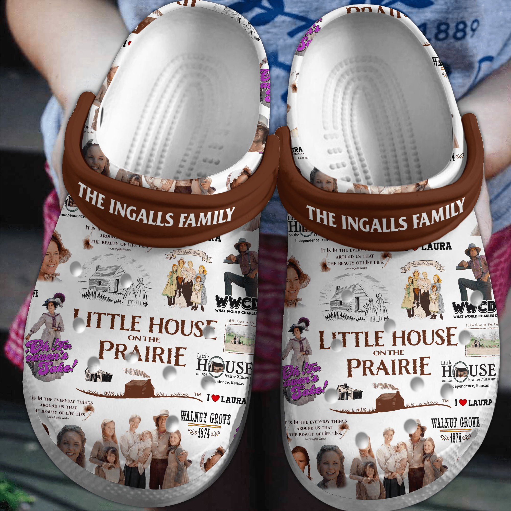 Little House on the Prairie Movie Crocs Crocband Clogs Shoes Comfortable For Men Women and Kids