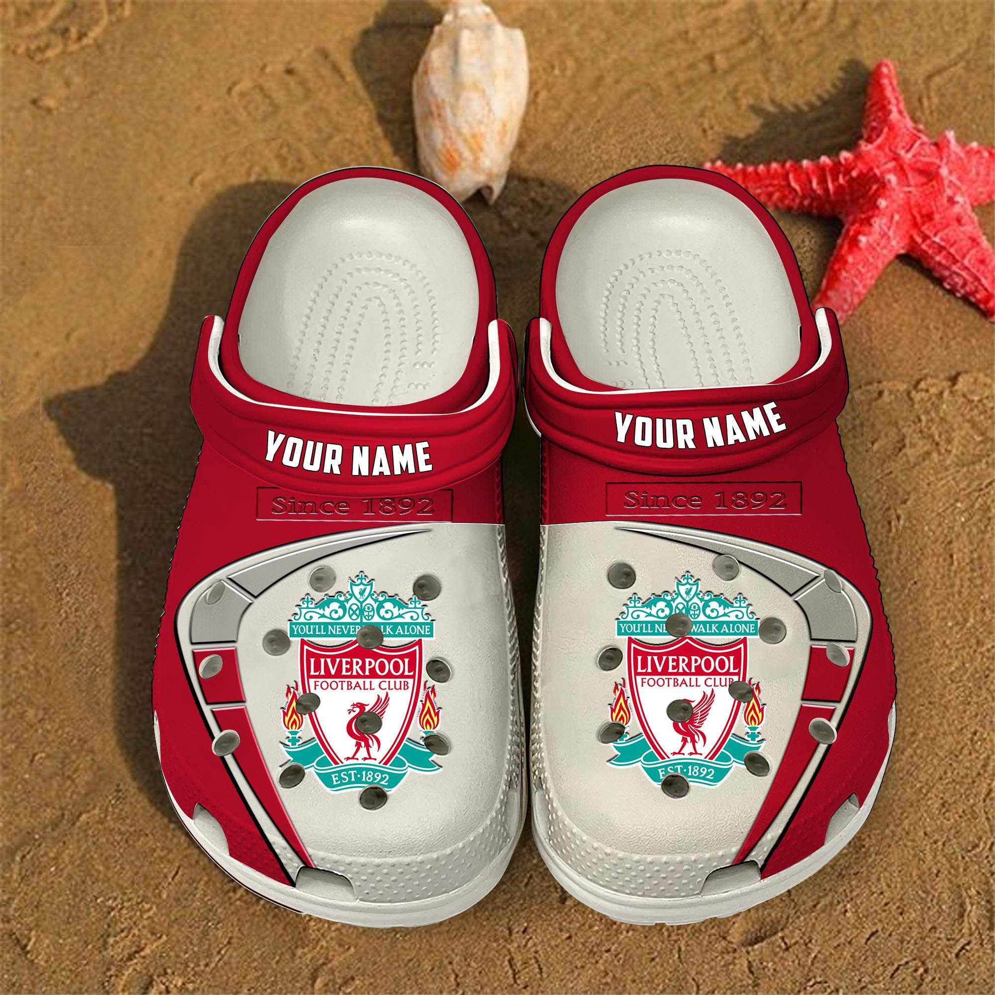 Liverpool EPL Crocs Crocband Clogs Shoes Comfortable For Men Women and Kids