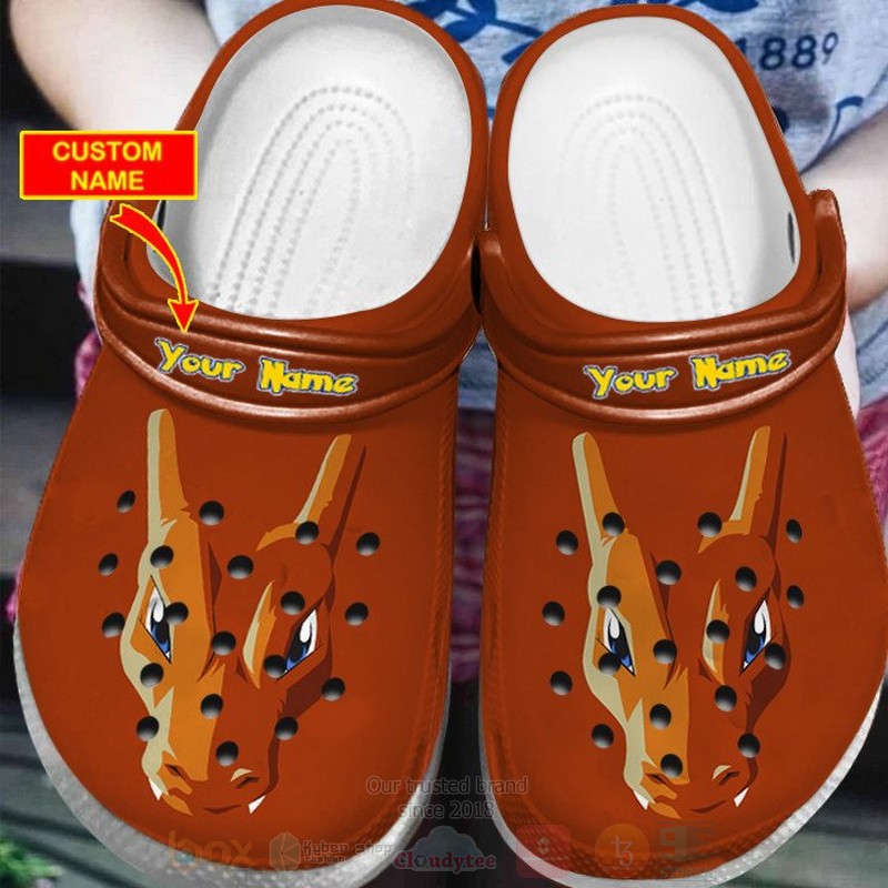 Lizardon Pokemon Anime Crocs Crocband Clogs Shoes Comfortable For Men Women and Kids