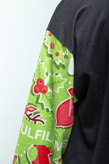 Llama Christmas Ugly Sweater Llama And Sloth Make Christmas Happy Again Sweater - Image 4