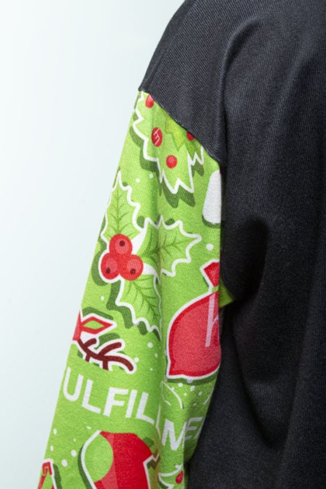 Llama Christmas Ugly Sweater Llama And Sloth Make Christmas Happy Again Sweater - Image 2