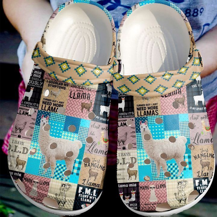 Llama Lover Classic Clogs Shoes