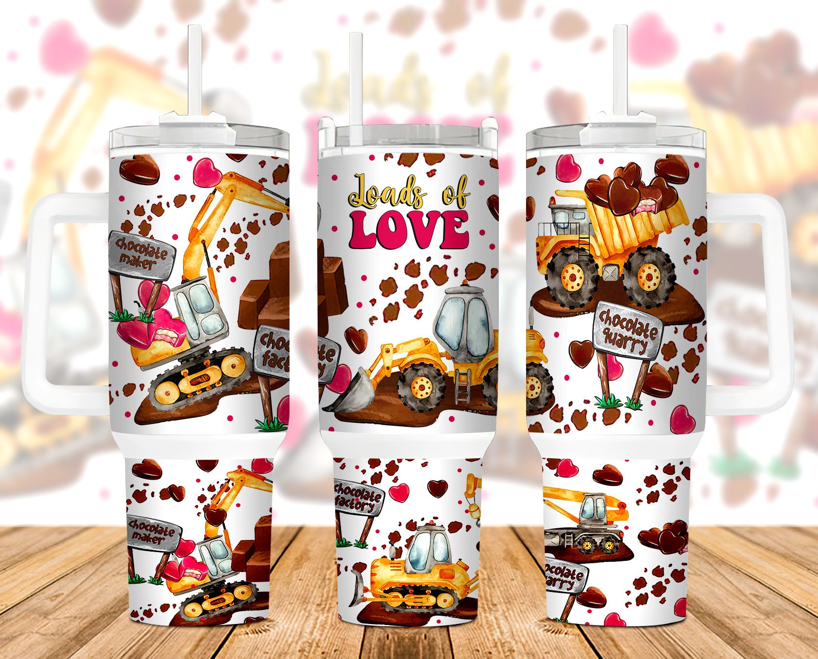 Loads of Love Valentines Custom Stanley Cup 40 oz 30 oz Tumbler With HandleTVC2301888