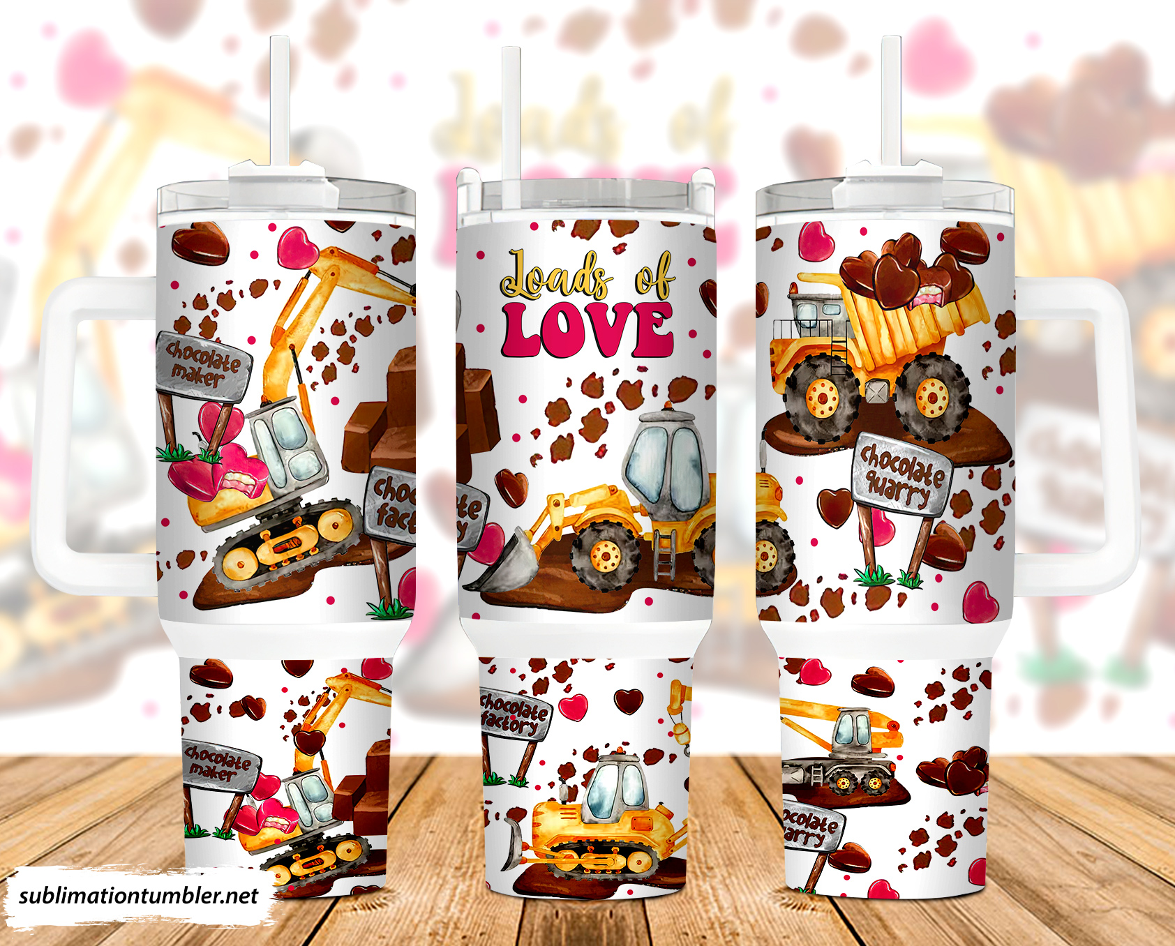 Loads of Love Valentines Custom Stanley Cup 40 oz 30 oz Tumbler With HandleTVC2301902
