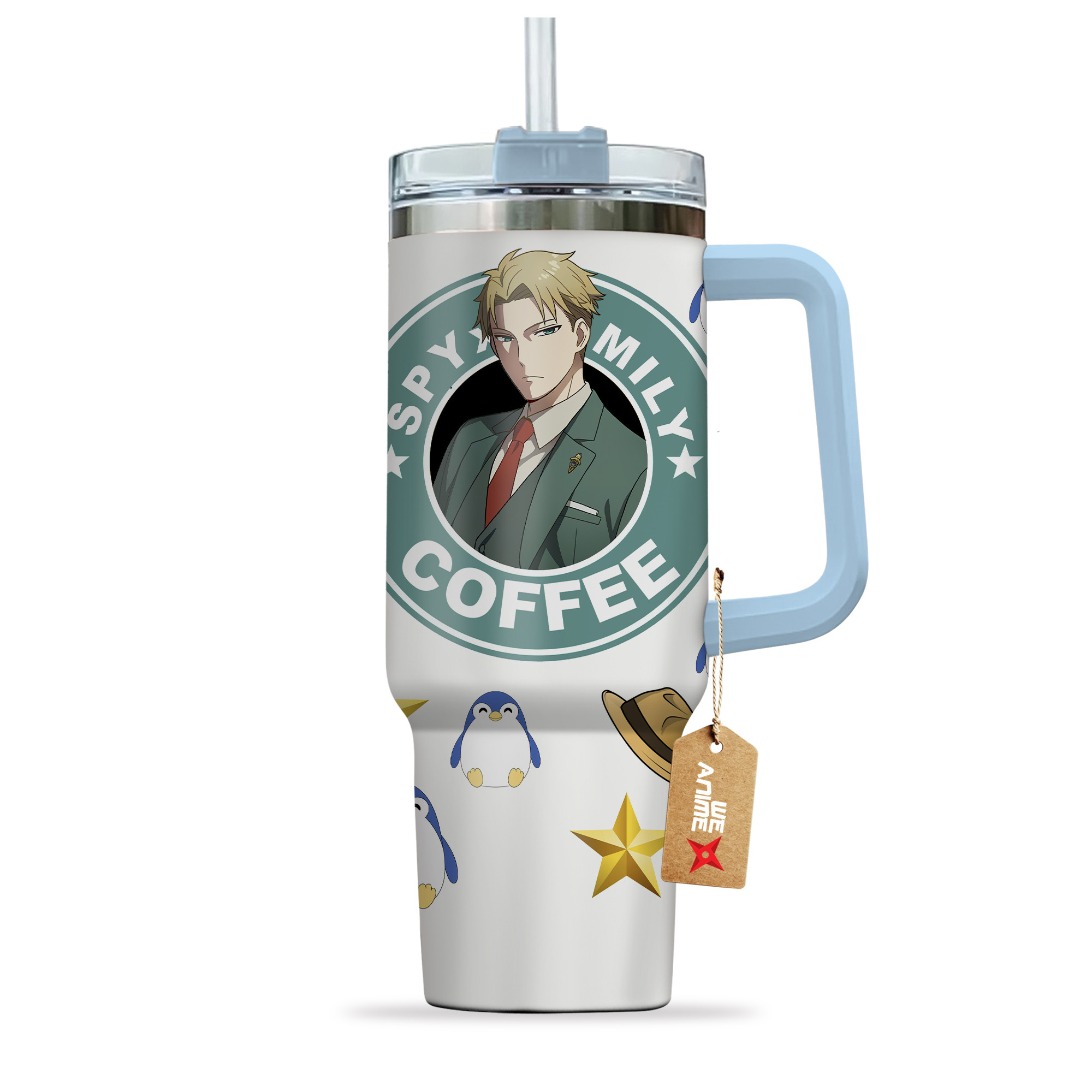 Loid Forger Spy x Family Anime Custom Stanley Cup 40 oz 30 oz Tumbler With HandleTVC2301162 - Image 4
