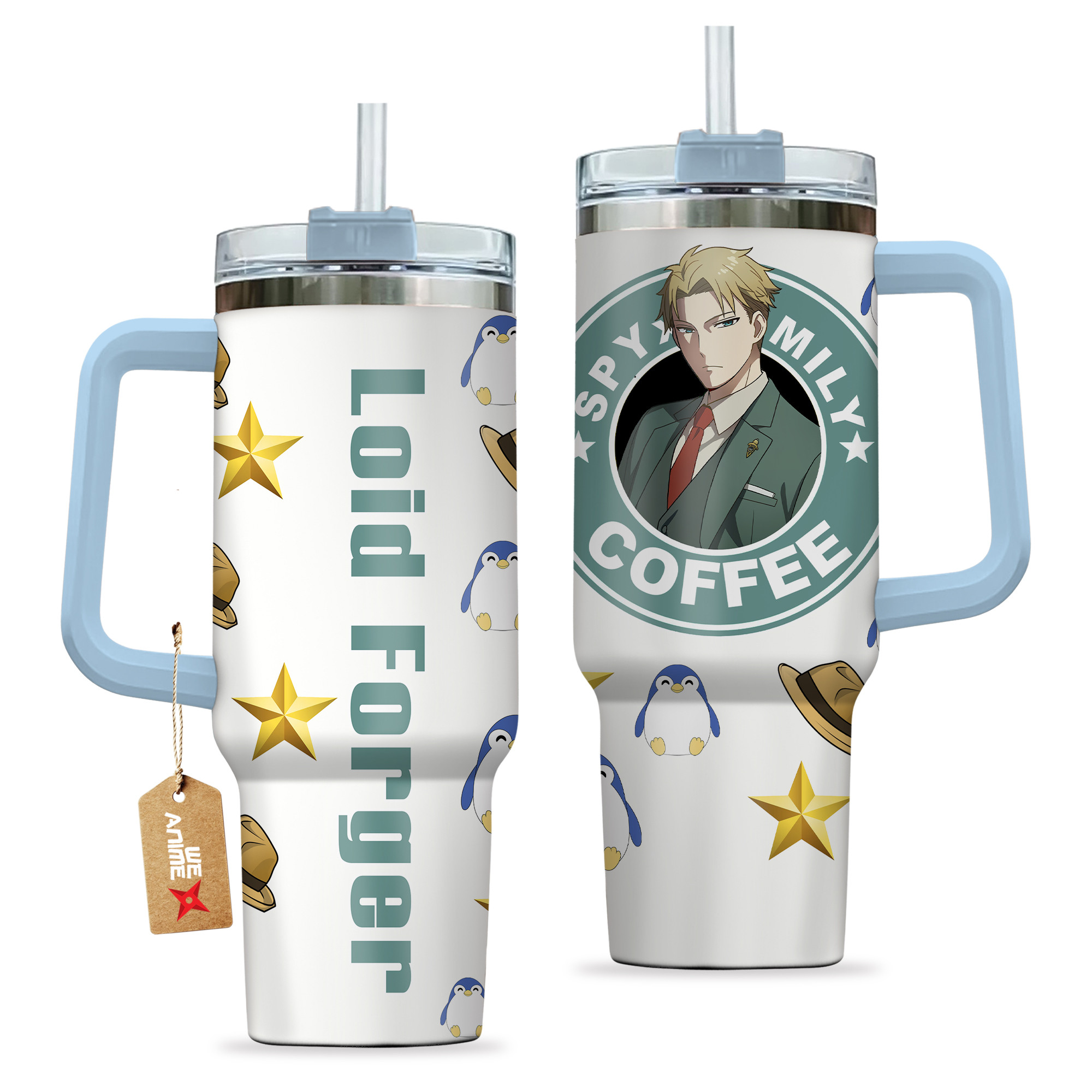 Loid Forger Spy x Family Anime Custom Stanley Cup 40 oz 30 oz Tumbler With HandleTVC2301162 - Image 2