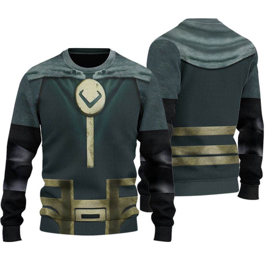 Loki Cosplay Sweatshirt - Full Over Print 3D Design
