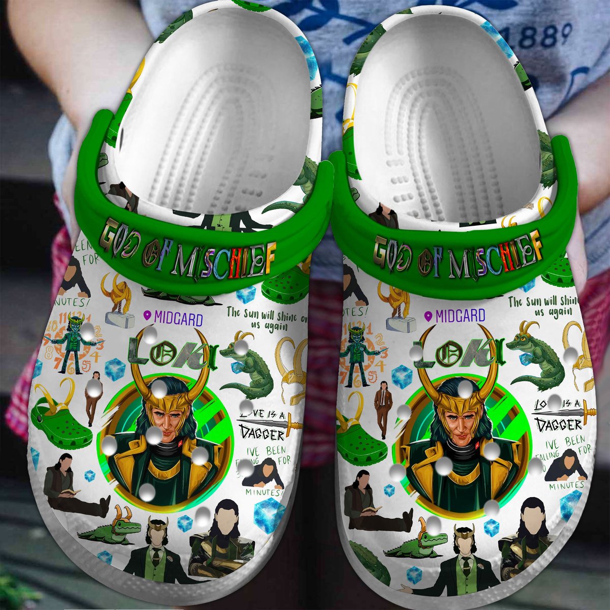 Loki Movie Crocs Crocband Clogs Shoes Comfortable For Men Women and Kids