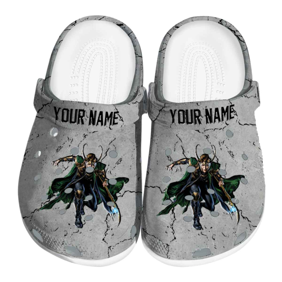 Loki TV Series Crocs Crocband Clogs Shoes Comfortable For Men Women and Kids