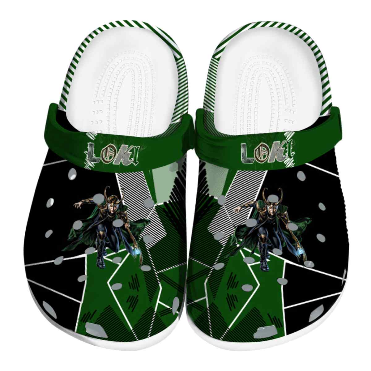 Loki TV Series Crocs Crocband Clogs Shoes Comfortable For Men Women and Kids