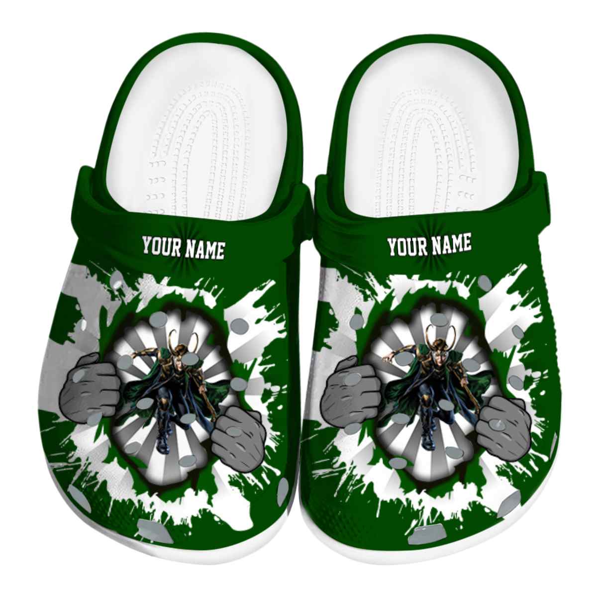 Loki TV Series Crocs Crocband Clogs Shoes Comfortable For Men Women and Kids