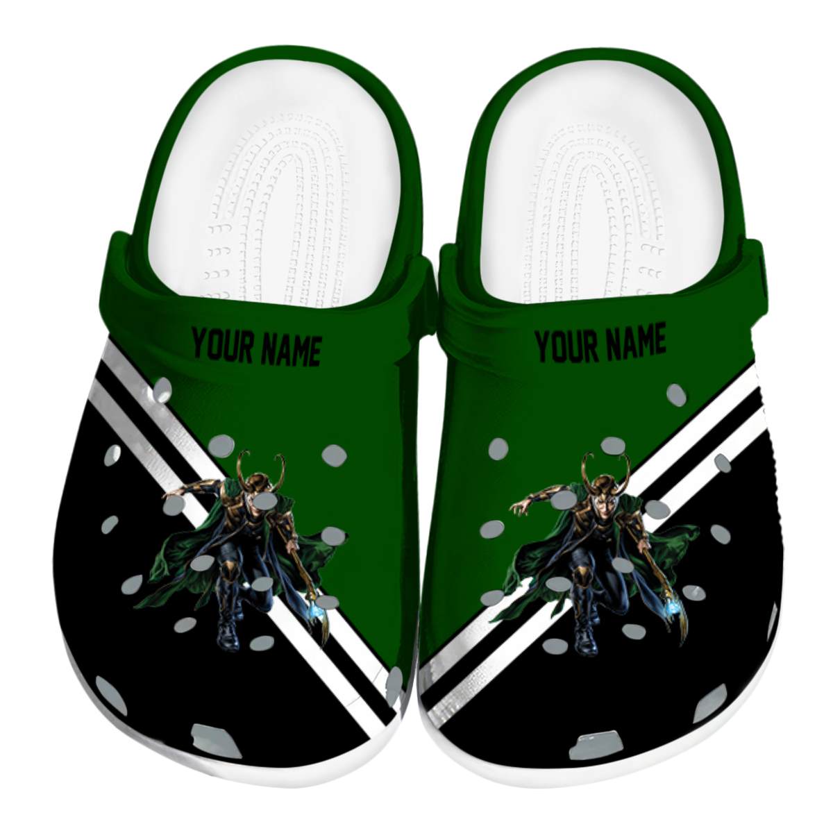 Loki TV Series Crocs Crocband Clogs Shoes Comfortable For Men Women and Kids