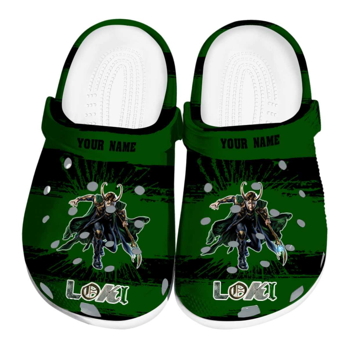 Loki TV Series Crocs Crocband Clogs Shoes Comfortable For Men Women and Kids
