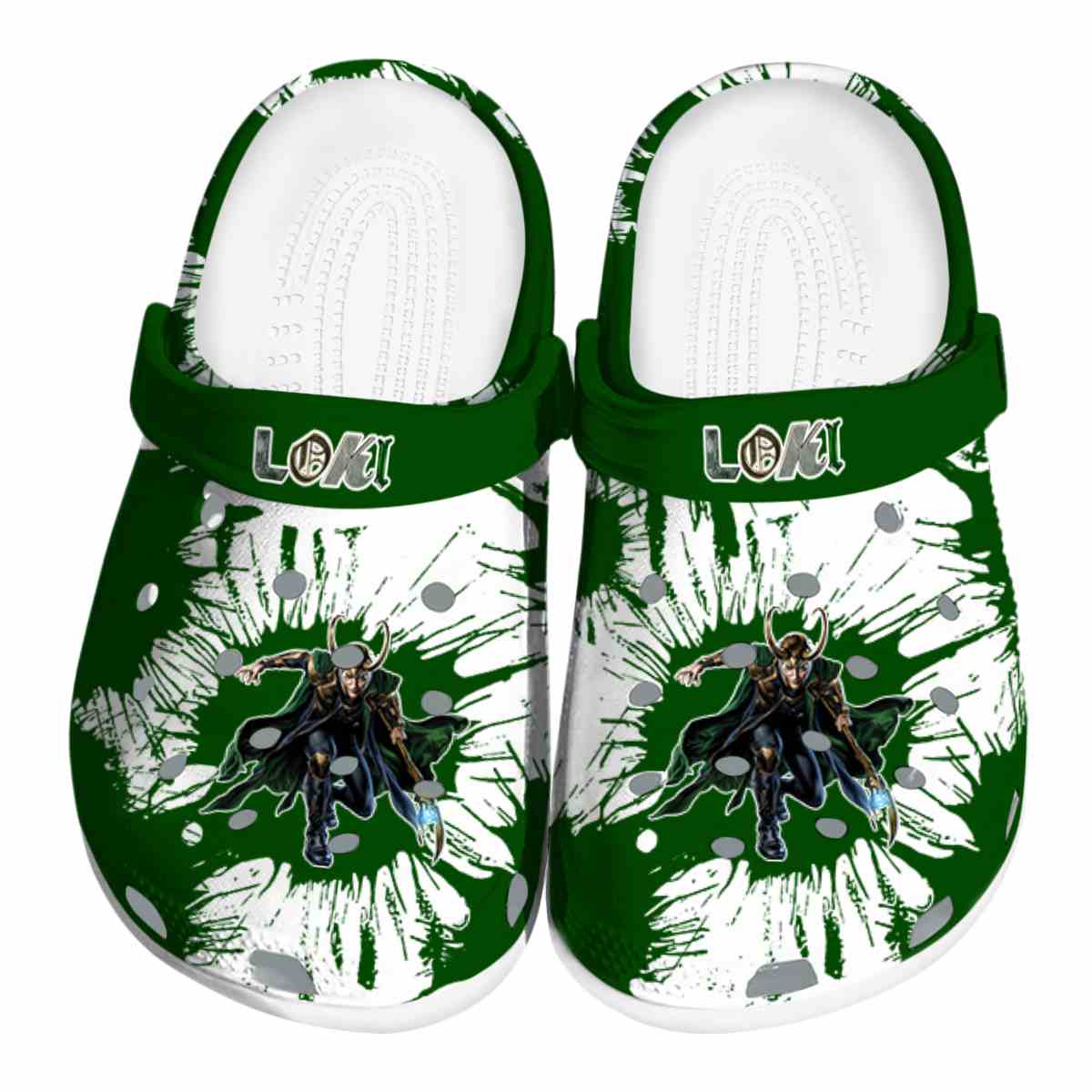Loki TV Series Crocs Crocband Clogs Shoes Comfortable For Men Women and Kids