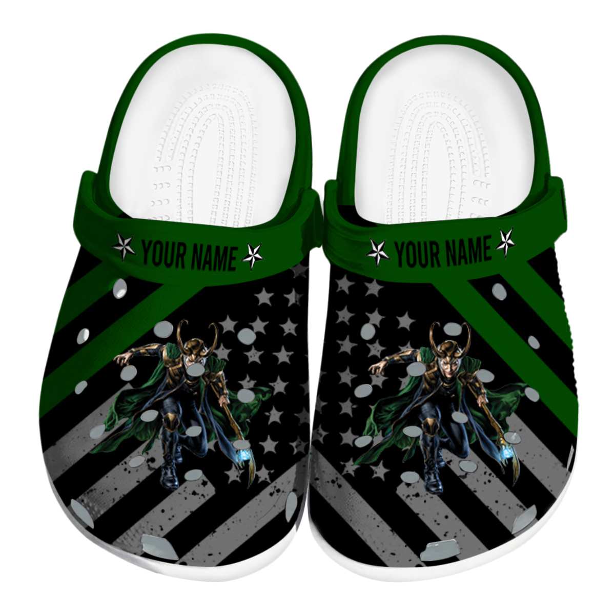 Loki TV Series Crocs Crocband Clogs Shoes Comfortable For Men Women and Kids