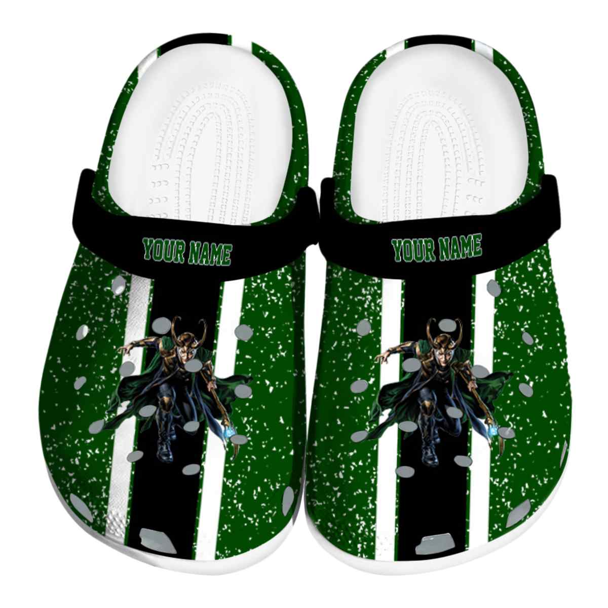 Loki TV Series Crocs Crocband Clogs Shoes Comfortable For Men Women and Kids
