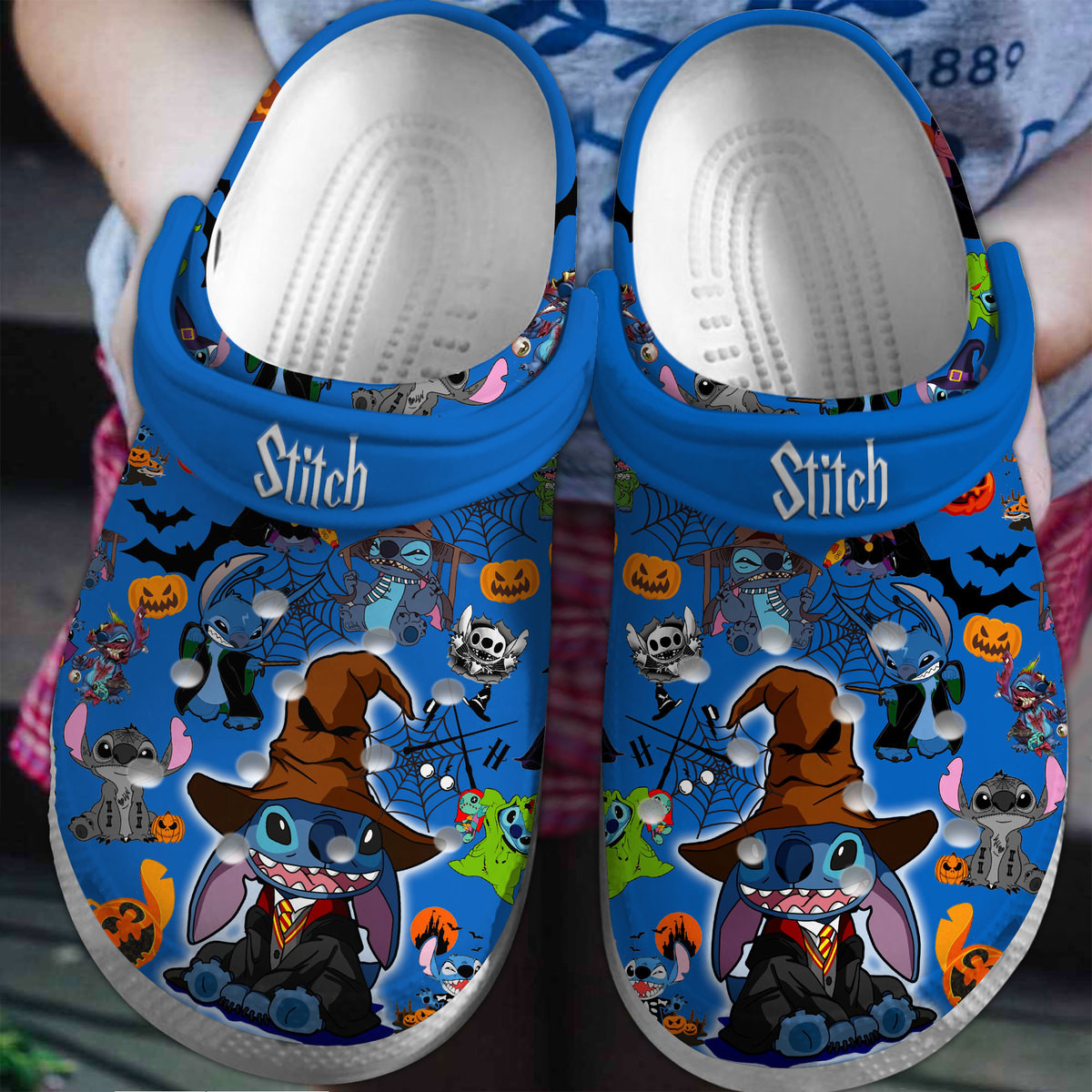 Loli and Stitch Movie Crocs Crocband Clogs Shoes Comfortable For Men Women and Kids