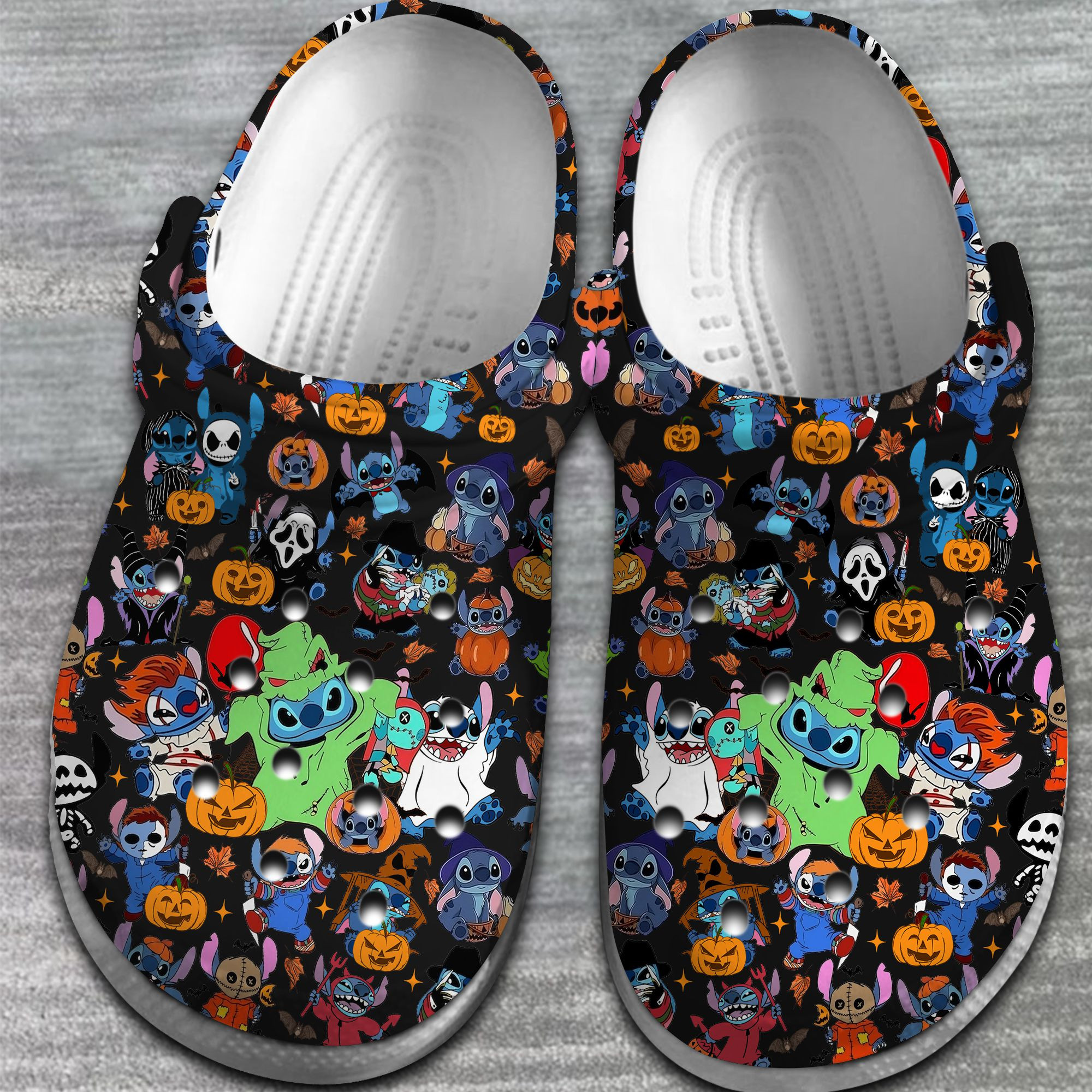 Loli and Stitch Movie Crocs Crocband Clogs Shoes Comfortable For Men Women and Kids - Image 2