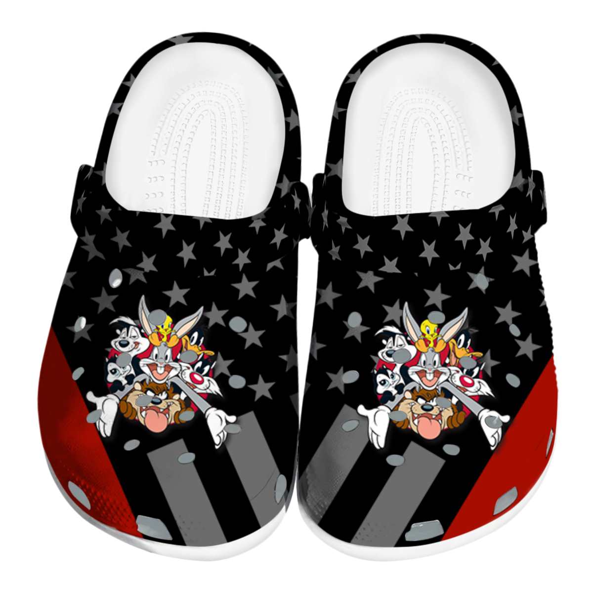 Looney Tunes Cartoon Crocs Crocband Clogs Shoes Comfortable For Men Women and Kids