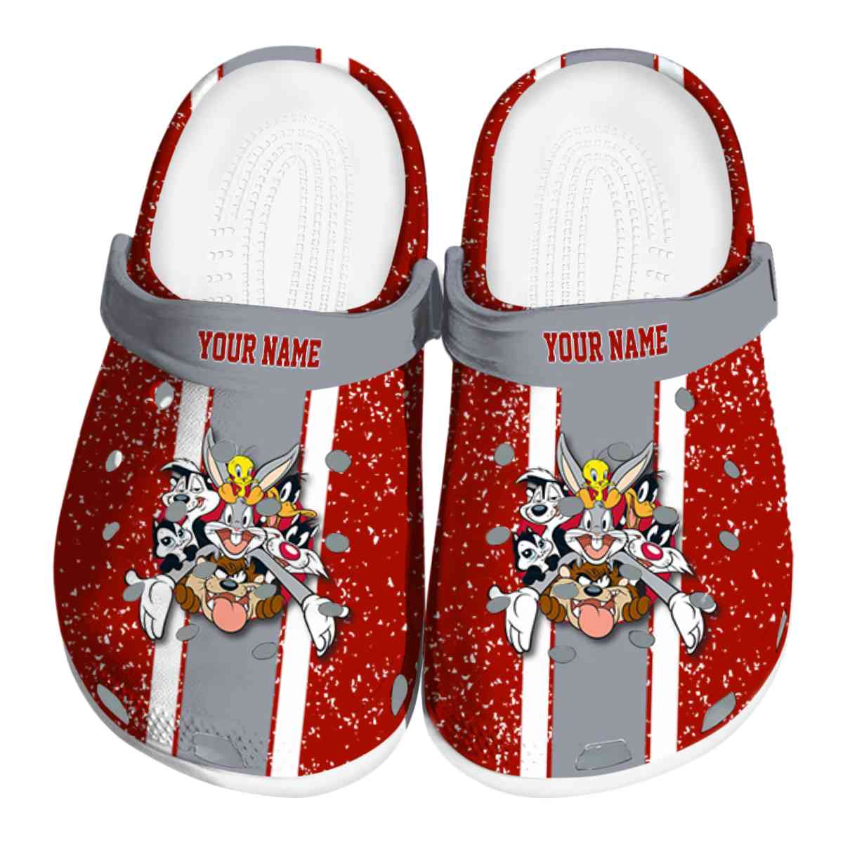 Looney Tunes Cartoon Crocs Crocband Clogs Shoes Comfortable For Men Women and Kids