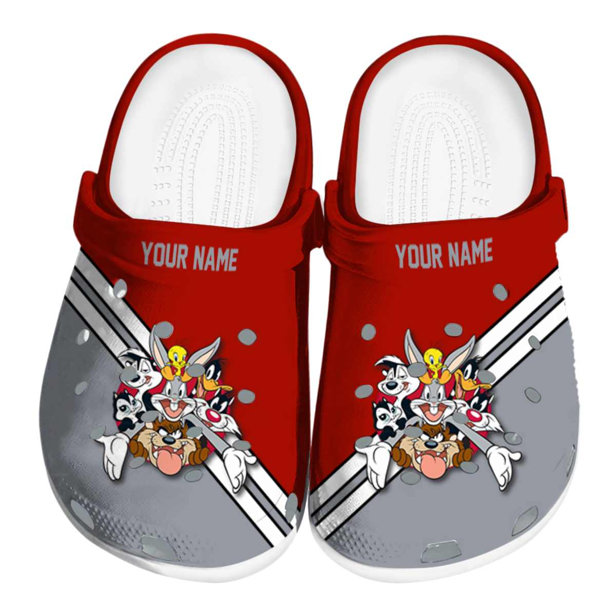 Looney Tunes Cartoon Crocs Crocband Clogs Shoes Comfortable For Men Women and Kids