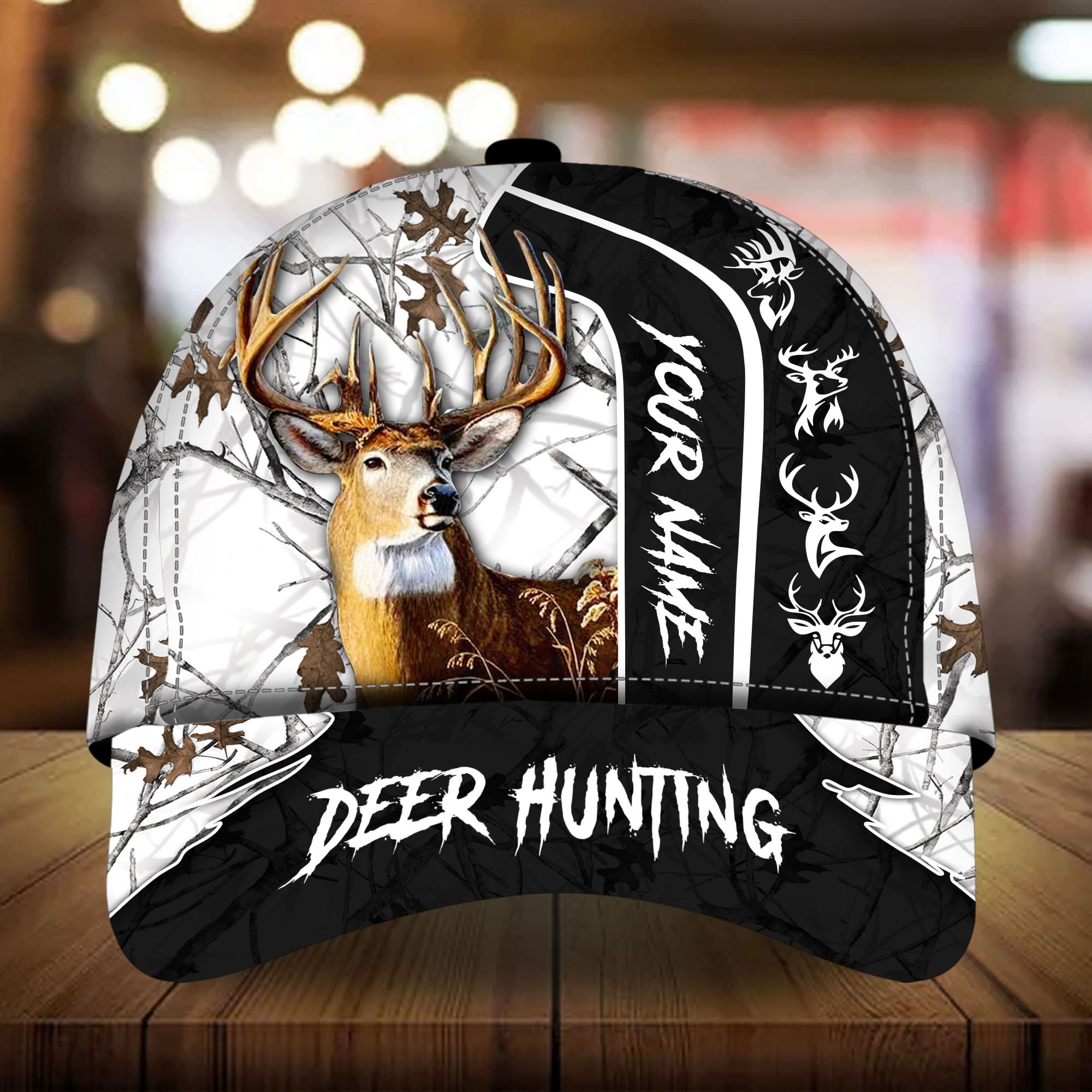 Loralle Big City Buck - Deer Hunting Hats 3D Multicolor Personalized Trucker Hats Custom Hats Gifts For Men & Women