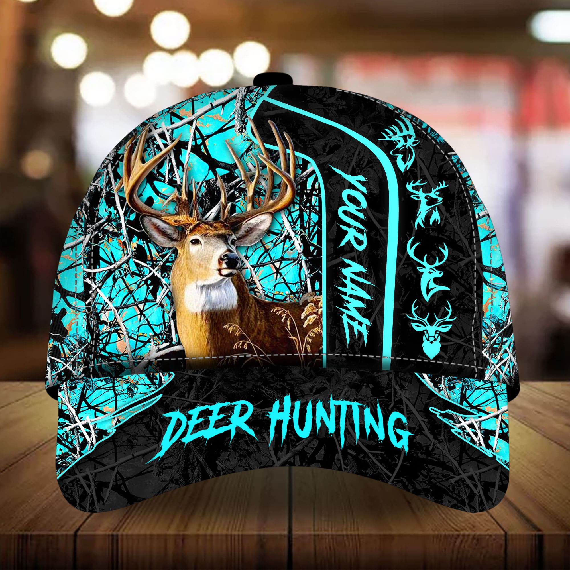 Loralle Big City Buck - Deer Hunting Hats 3D Multicolor Personalized Trucker Hats Custom Hats Gifts For Men & Women