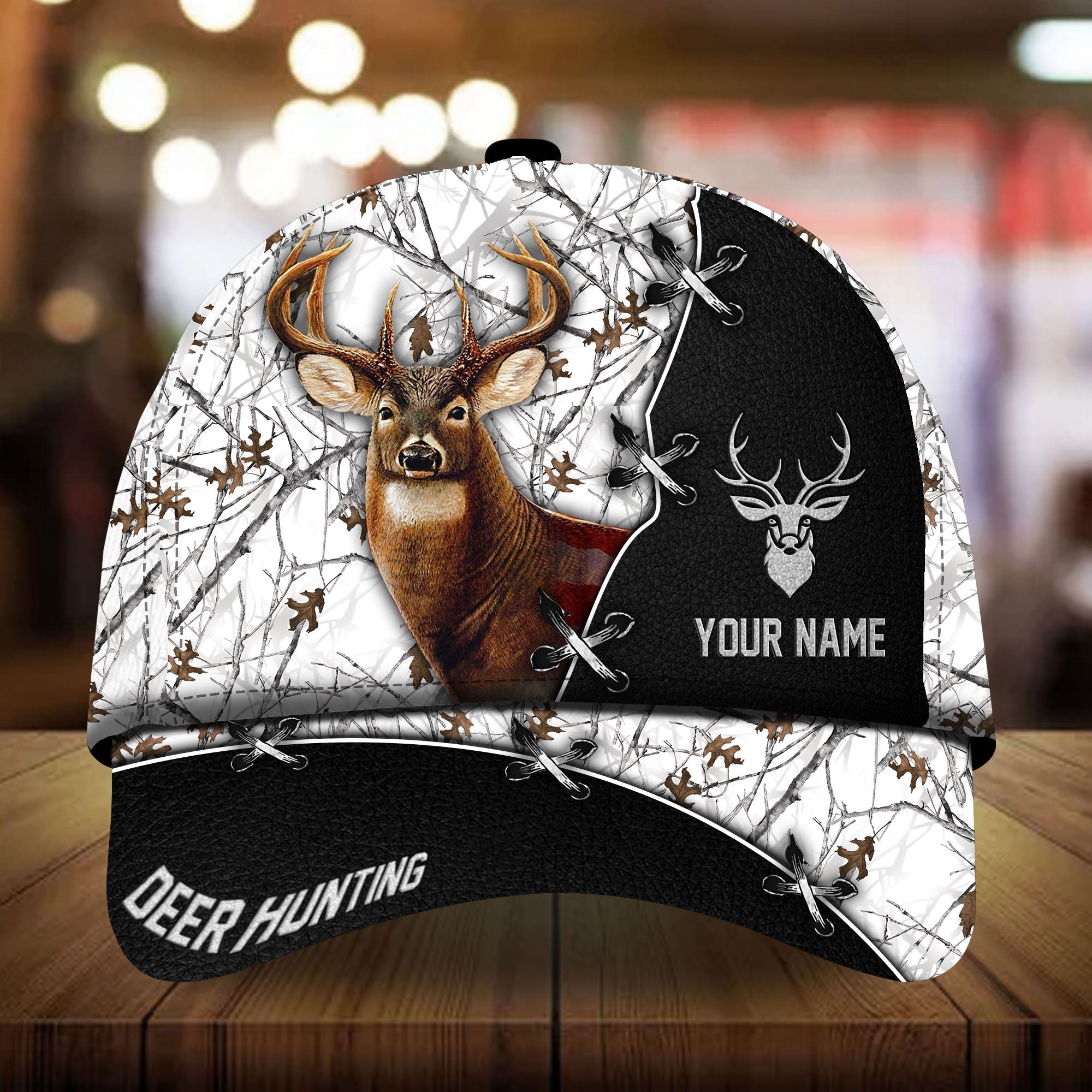 Loralle Premium Deer Hunting Hats 3D Multicolor Personalized Trucker Hats Custom Hats Gifts For Men & Women