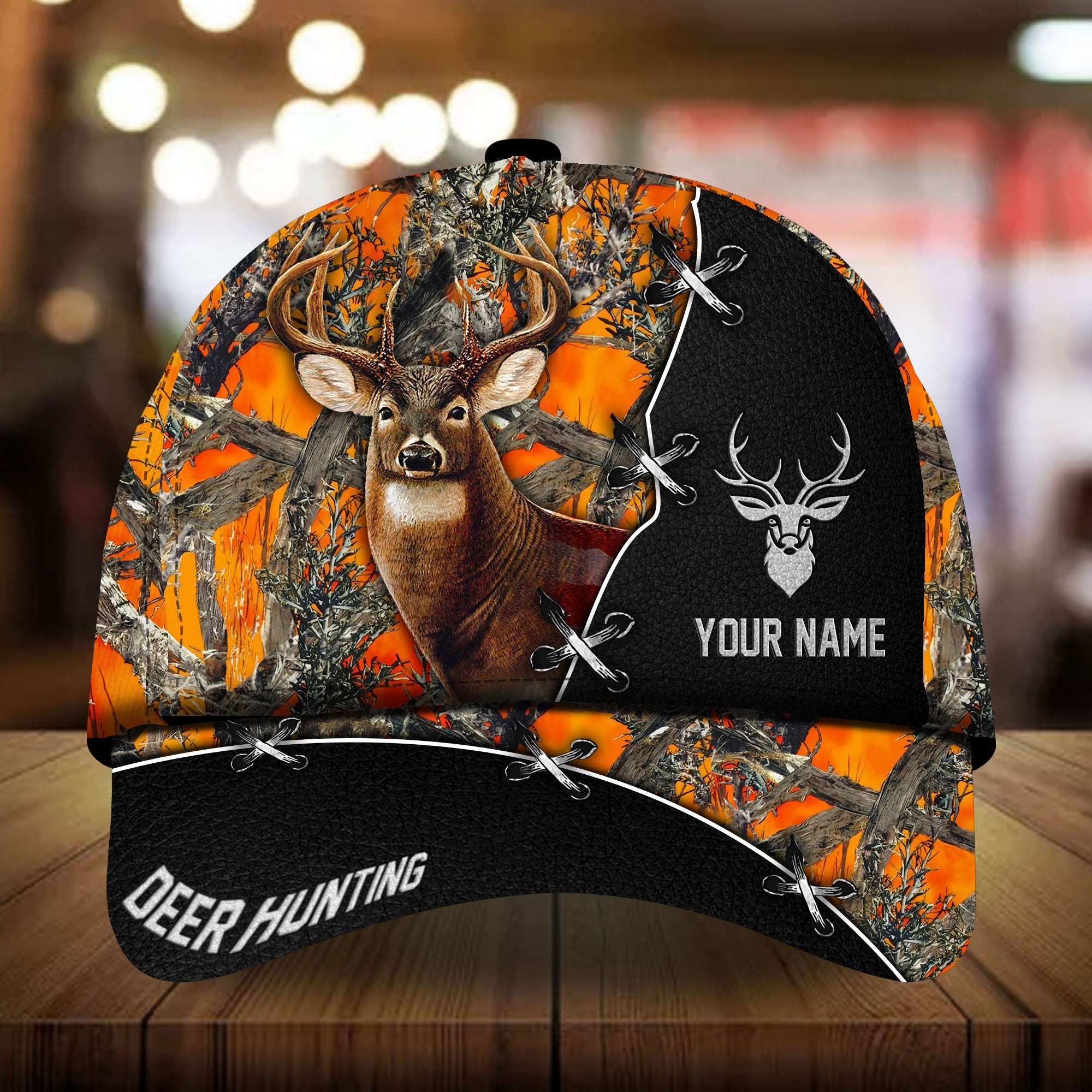Loralle Premium Deer Hunting Hats 3D Multicolor Personalized Trucker Hats Custom Hats Gifts For Men & Women
