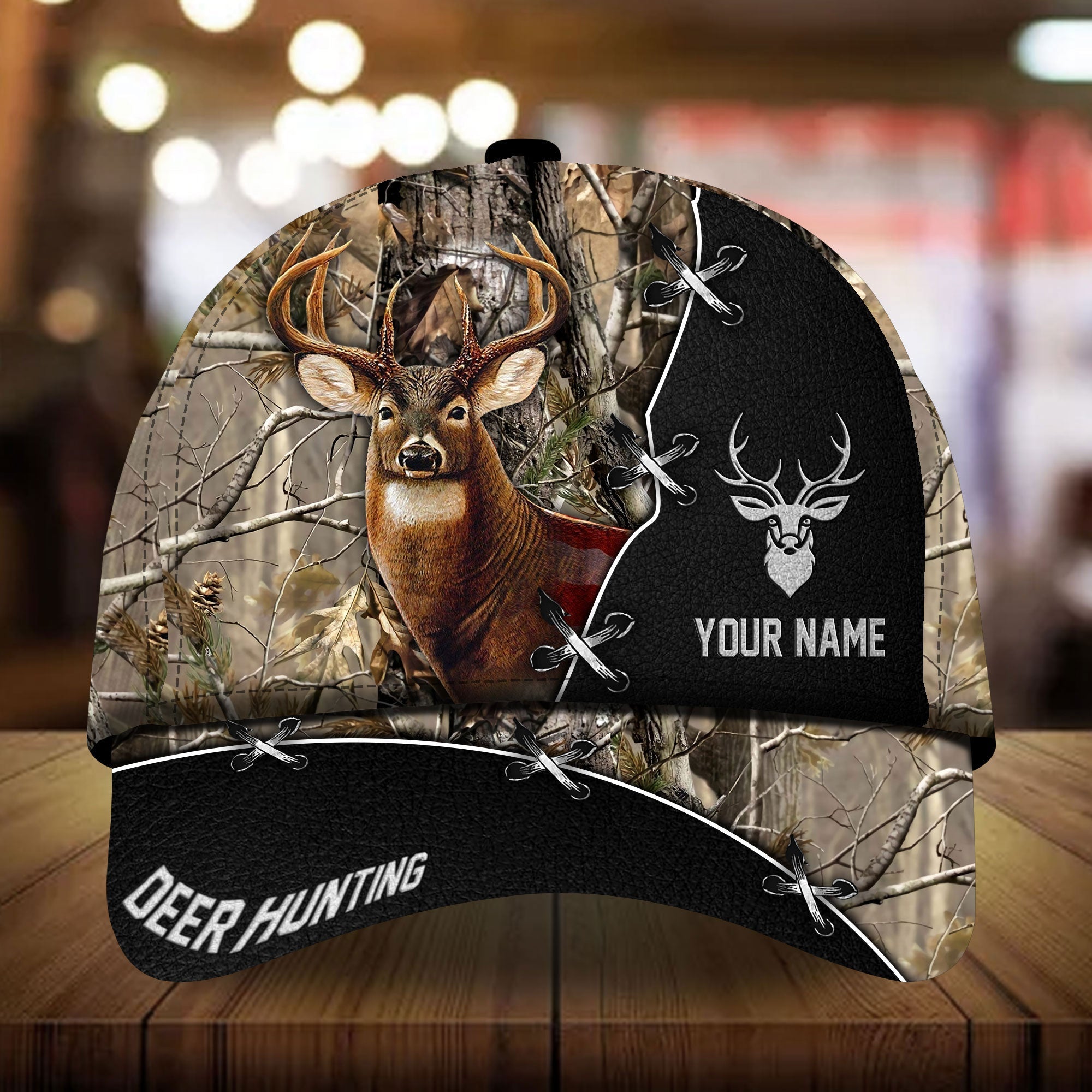 Loralle Premium Deer Hunting Hats 3D Multicolor Personalized Trucker Hats Custom Hats Gifts For Men & Women