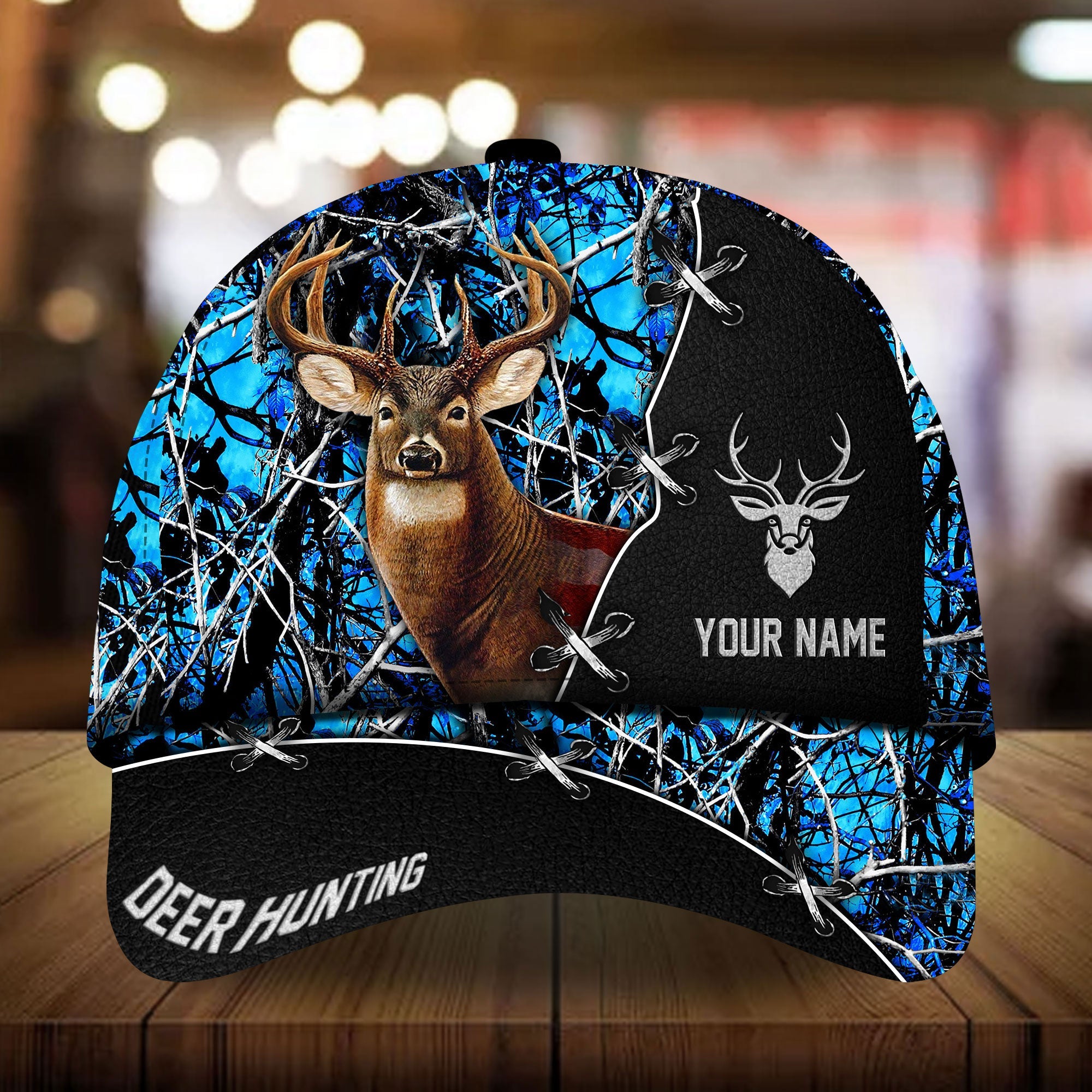 Loralle Premium Deer Hunting Hats 3D Multicolor Personalized Trucker Hats Custom Hats Gifts For Men & Women