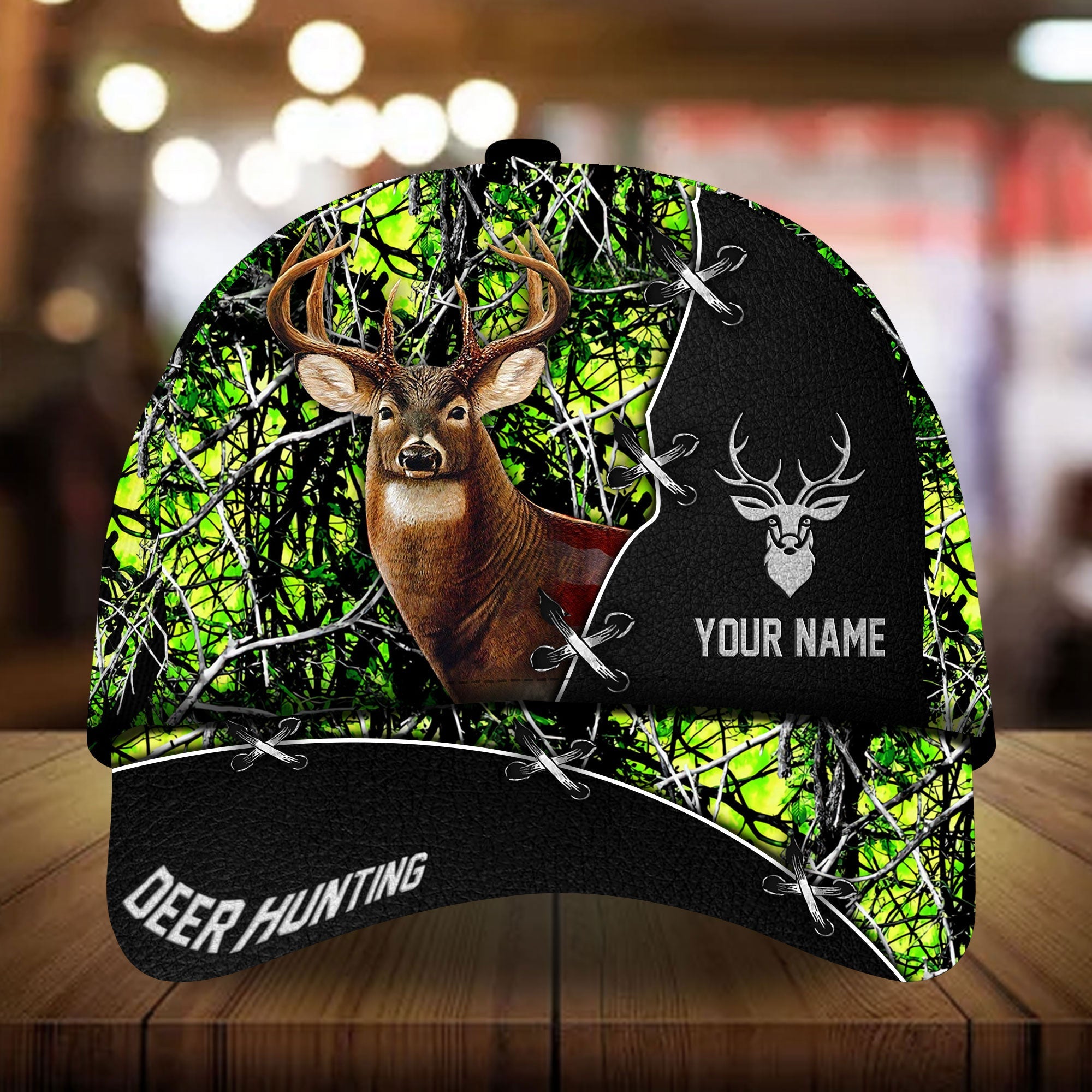 Loralle Premium Deer Hunting Hats 3D Multicolor Personalized Trucker Hats Custom Hats Gifts For Men & Women