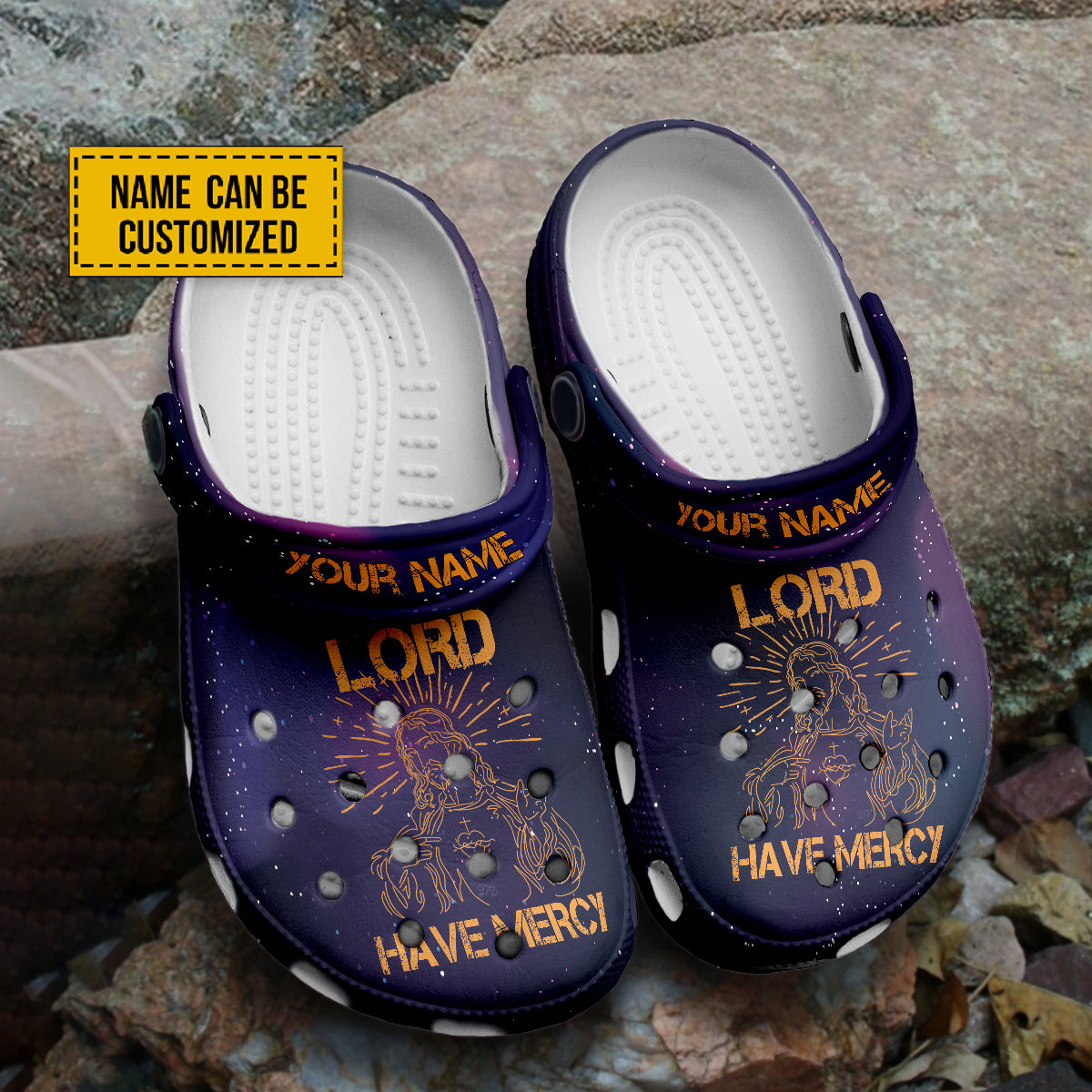 Lord Have Mercy Jesus Crocs Crocband Clogs Shoes Comfortable For Men Women and Kids