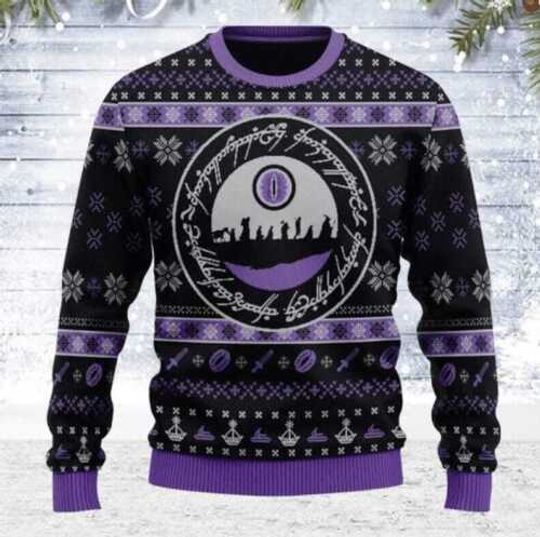 Lord Of The Ring Ugly Christmas Sweatshirt Funny Movie Christmas - Image 2