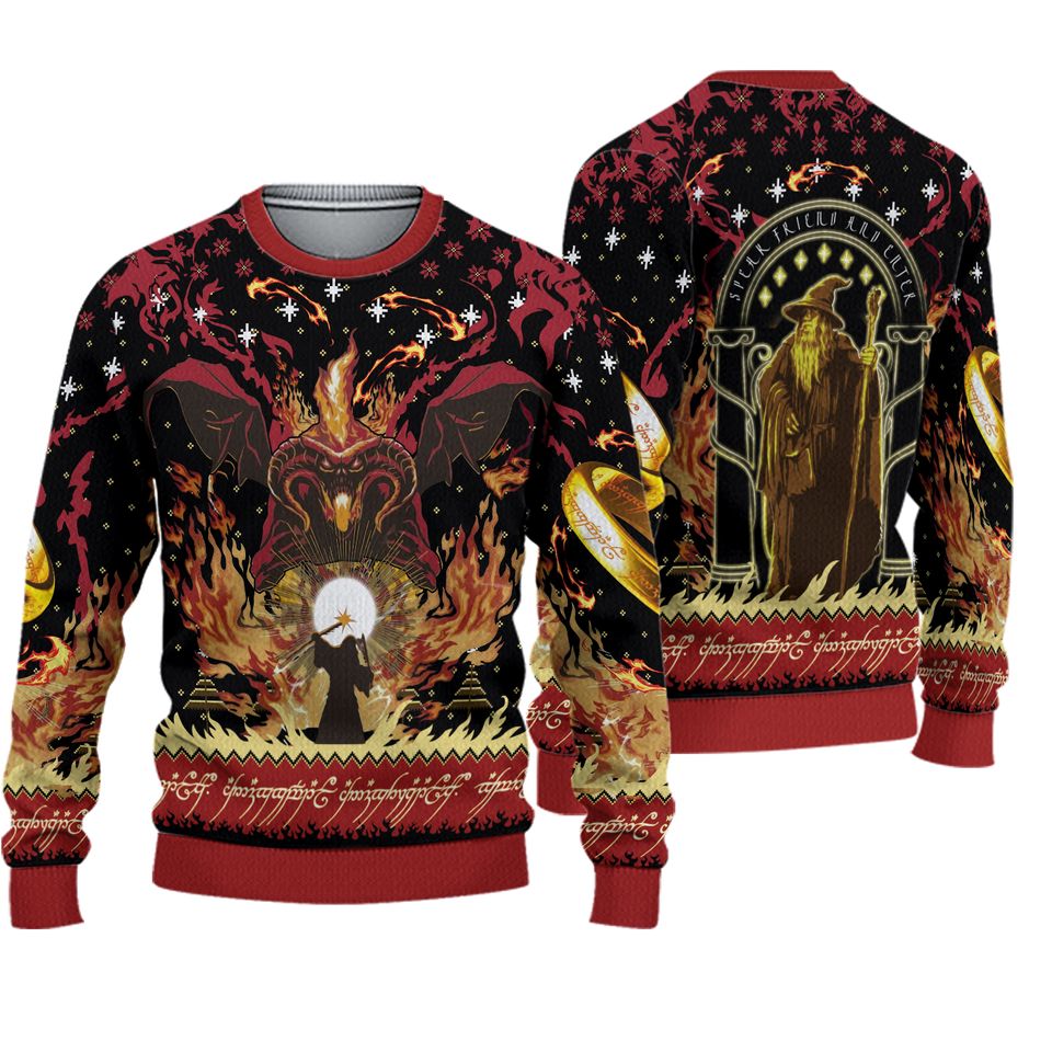 Lord of the Rings: Balrog Christmas Sweater