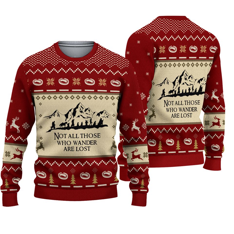 Lord of the Rings Christmas Ugly Sweater