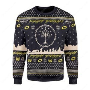 Lord Of The Rings For Unisex Ugly Christmas Sweater Adult 3D Funny Matching for family