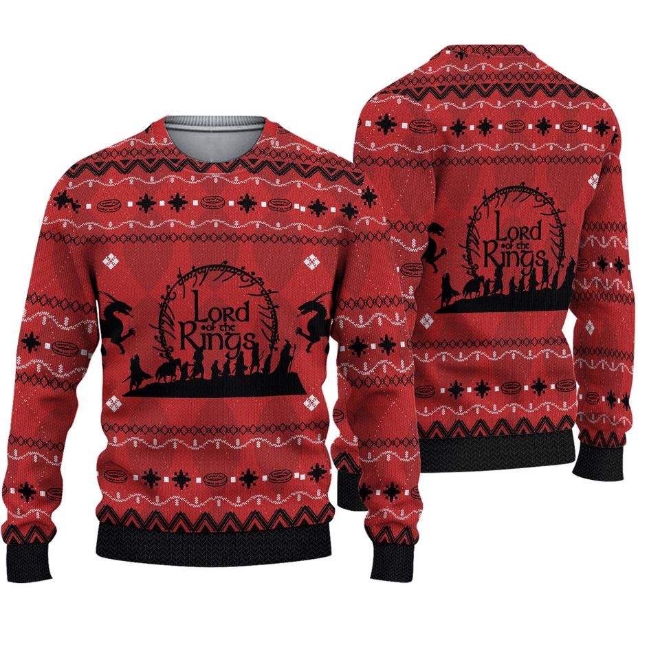 Lord Of The Rings Ugly Christmas Sweater