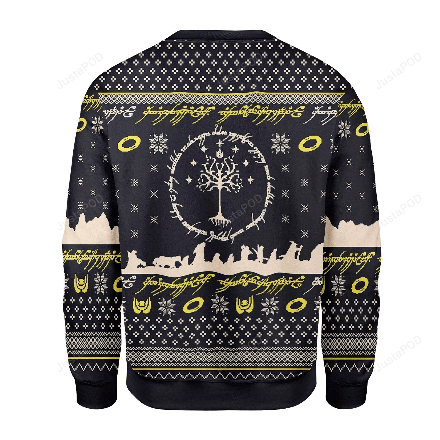 Lord Of The Rings Ugly Christmas Sweater Adult 3D Funny Matching for family